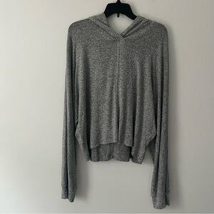 Joah Brown Cocoon Hoodie Gray Oversized Stretch M / L